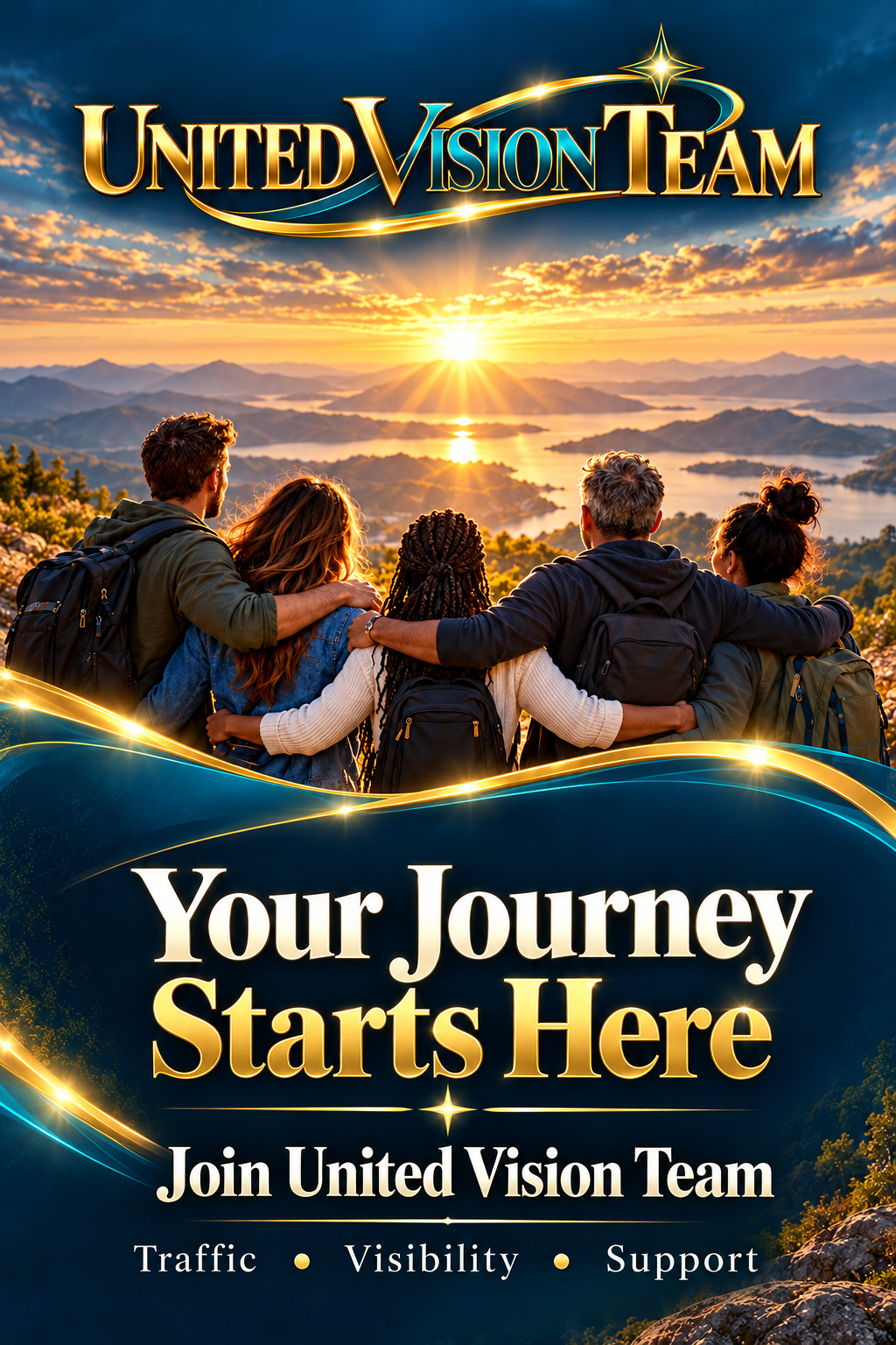 Your journey starts here. Join United Vision Team.